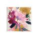 Stupell Industries Az-429-Framed Purple Abstract Floral by Andrea Haase Print Wood in Brown/Pink | 12 H x 12 W x 0.5 D in | Wayfair az-429_wd_12x12