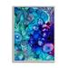 Stupell Industries Az-949-Framed Modern Sea Life On Canvas by Amy Tieman Print Canvas in Blue | 20 H x 16 W x 1.5 D in | Wayfair az-949_cn_16x20