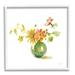 Stupell Industries Bb-313-Framed Summer Serenade Bouquet Framed On Wood by Danhui Nai Print Wood in Brown/White | 17 H x 17 W x 1.5 D in | Wayfair