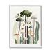 Stupell Industries Bb-050-Framed Whimsical Green Mushrooms Framed On Wood Print Wood in Brown/Green/White | 20 H x 16 W x 1.5 D in | Wayfair