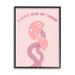 Stupell Industries Bb-085-Framed Love You Pink Mushrooms Framed On Wood by Lil' Rue Print Wood in Brown/Pink | 20 H x 16 W x 1.5 D in | Wayfair