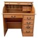 Wildon Home® Antaneisha 40.5" W Rectangle Secretary Desk w/ Hutch Wood in Brown | Wayfair B0B667561F084825AC3F371C7B7A3AE0