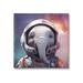 Trinx Astronaut Elephant Portrait On Canvas by Roozbeh Print Canvas in White | 36 H x 36 W x 1.5 D in | Wayfair 1254A4D238B74EE4AF88557B625A4EEF