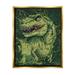 Zoomie Kids Green Abstract T-Rex by Nidhi Wadhwa Canvas | 21 H x 17 W x 1.7 D in | Wayfair 5FEBC08F1DA84681A47CD5809687C576