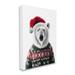 The Holiday Aisle® Bear In Holiday Sweater On Canvas Print Canvas in Green | 30 H x 24 W in | Wayfair 8FFF061AB58C4C0299EFB814B4A6FB41