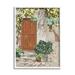 Stupell Industries Az-311-Framed Cottage Doorway Botanicals Print Canvas in Brown | 30 H x 24 W x 1.5 D in | Wayfair az-311_wfr_24x30