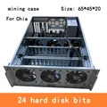 Custodia per server 4U per scheda madre scheda madre 24 disco telaio server connessione diretta 24 hard disk bit ATX standard