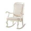 Canora Grey Balnamore Rocking Chair, Wood in Brown/White | 43 H x 33 W x 29 D in | Wayfair 8842A54042154B1396B9CE7C6D946CE6