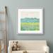 wall26 Wind Flow By The Yellow Flowers Field By Claude Monet Nature Landscape Home Artwork Decoration Framed On Canvas Print Canvas in Green | Wayfair