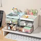 Desktop Storage Box Organizer Drawer Type Transparent Acrylic Rabbit Desk Stationery Hand Account