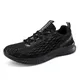 Men Sneakers Lightweight Breathable Running Shoes Mesh Knit Walking Shoes Lace-up Mens Casual Shoe