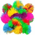 6cm/9cm Colorful Toy Balls Rainbow Ball Monkey Stringy Balls Baby Stretchy Ball Bouncy Stress Balls