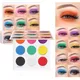 CmaaDu 9 Colors Matte Eyeshadow Palette Blue Green Yellow Red Black Eye Shadow Palette Maquiagem Kit