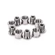 5 PCs Stainless Steel Crankset Bolts Crank Bolts Bike Chainring Bolts Bicycle Crank Screws Nut