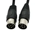 8 Pin Din Male to Male Speaker Audio adapter for Surveillance automotive computers television