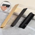 Furniture Handles for Cabinet Modern Kitchen Cabinet Handle Metal Silver Black Gold Square Handle