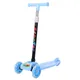 Child Scooter 3 Wheels Folding Foot Scooters LED Balance Bike Adjustable Height Skateboard Kick