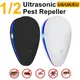 US/UK/EU Plug Ultrasonic Pest Repeller Anti Rodent Mice Cockroach Rat Spider Insect Mosquito Killer