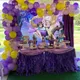 1Set Tangled Rapunzel Theme Latex Balloons Party Supplies Pink Princess Party Balloons For Wedding