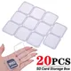 Transparent Storage Box Micro SD Camera SIM TF CF Memory Card Case With Cover Anti Lost Phone TF