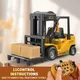 Remote Control Forklift Truck 2.4G RC Toy Gift Auto LED Light With Simulated Sound and Light