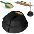 Umbrella Base Weight Bag Round-table 600D Heavy Duty Outdoor Weatherproof Umbrella Sand Bags with