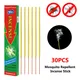 30PCS/ Box Mosquito Repellent Incense Stick Safe Natural Outdoor Bug Preventor For Garden Camping