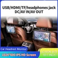 10.1/11.6 Inch Car Headrest Monitor MP5 Player Mirror Link FM HD 1080P With USB and HDMI Video