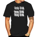 CHEAP TRICK T- Tops Tee T Shirt Mens LOGO 100% BLACK Cotton Official New In SM 5XL T-Shirt Trendy