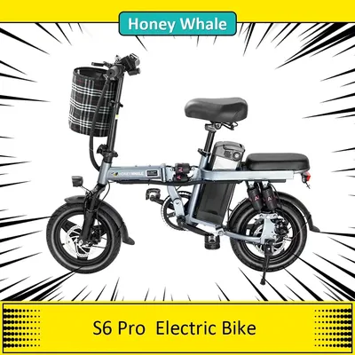 Honey Whale Dock Pro Vélo Électrique Pliable Moteur 350W Batterie 15Ah 14x2.125 Pouces Opathie