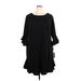 Adrianna Papell Casual Dress - Mini: Black Solid Dresses - New - Women's Size 22