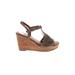 Franco Sarto Wedges: Brown Shoes - Women's Size 9 1/2