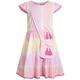 happy girls - Kurzarm-Kleid Summer Stripes Mit Tasche In Light Pink, Gr.134