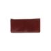 Hobo Bag International Leather Clutch: Pebbled Burgundy Print Bags