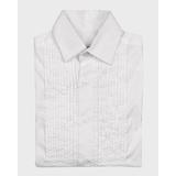 Boy's Pleated Tuxedo Shirt, Size 2t-16