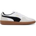 White & Taupe Palermo Leather Sneakers