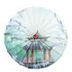 parasol en tissu de soie (pivoine de 33 pouces) - parapluie en papier de style japonais chinois - pour les mariages et la protection solaire personnelle asdf noël