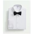 Brooks Brothers Men's Supima Cotton Poplin English Collar, Pique Bib Tuxedo Shirt | White | Size 18 36