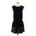 Vince. Casual Dress - Popover: Black Dresses - Women's Size X-Small