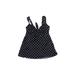 Longitude Swimsuit Top Black Print V-Neck Swimwear - Women's Size 10
