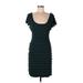 Max Studio Cocktail Dress - Sheath: Teal Dresses - Women's Size Large