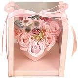 Scented Body Lotion Soap Flower Gift Box The Beauty Gifts for Women Birthday Basket Pink Miss