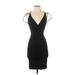 Lulus Cocktail Dress - Mini: Black Solid Dresses - Women's Size X-Small