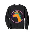 Wildes Pferd, Einhorn-Kunst, Jugend entworfen, lustig, kreativ Sweatshirt