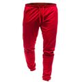 Men's Sweatpants Joggers Trousers Pocket Drawstring Elastic Waist Plain Comfort Outdoor Daily Going out Fashion Streetwear Red Royal Blue