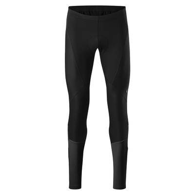 Fahrradhose GONSO "Essential Tight Softshell M", Herren, Gr. S, Normalgrößen, schwarz, 100% Polyester, Hosen, Herren Radhose mit Sitzpolster, Tight fit Image