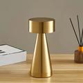 Retro Metal Led Table Lamp Portable Touch Dimmer Night Lamp Tri-colors USB Rechargeable Modern Lamp For Bar Hotel KTV Bedside Table Decoration Lamp