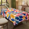 Whirlpool Print Rectangle Tablecloth Waterproof Rectangular Table Cloth for Kitchen Dining