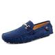 Men's Loafers Slip-Ons Boat Shoes Moccasin Drive Shoes Penny Loafers Casual British Daily Office Career Suede Loafer Black Red Blue Spring Fall