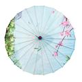 Silk Cloth Parasol (33-inch Peony) - Chinese Japanese Style Paper Umbrella - For Weddings And Personal Sun Protection Asdf Christmas